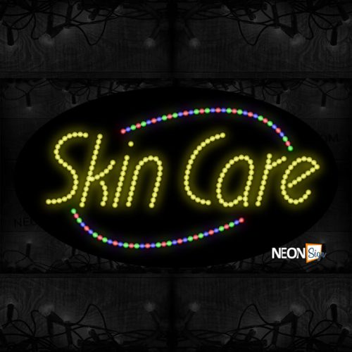 Image of Skin Care With Blue,Green,Red Arc Border LED Bulb