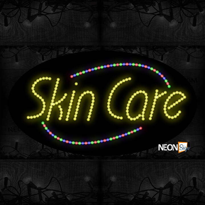 Image of Skin Care With Blue,Green,Red Arc Border LED Bulb