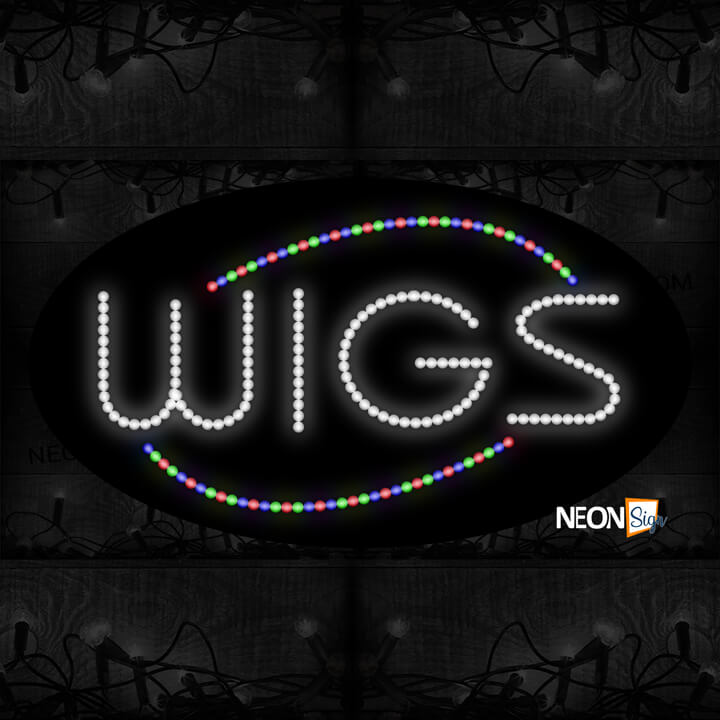 Image of Wigs With Up & Down Curves Arc Border LED Bulb