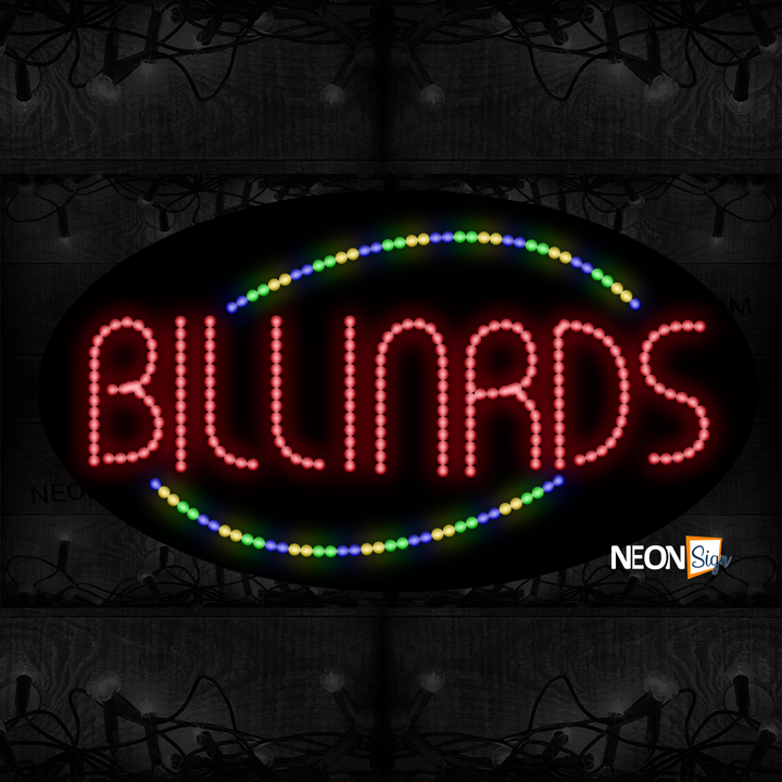 Image of Billiards With Colorful Arc Border LED Bulb