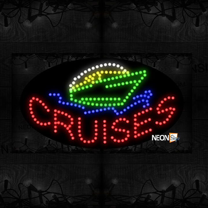 Image of Cruises In Red With Logo LED Bulb