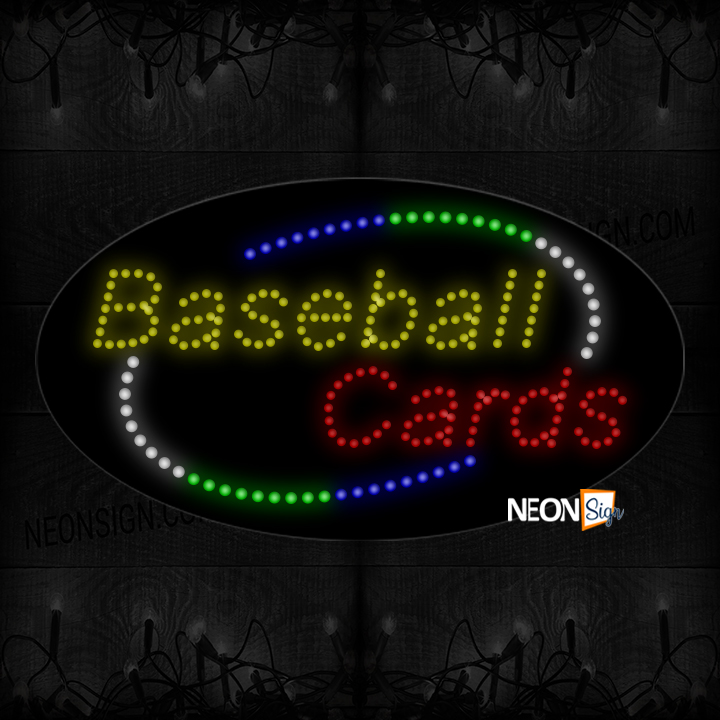 Image of Baseball LED Bulb Sign