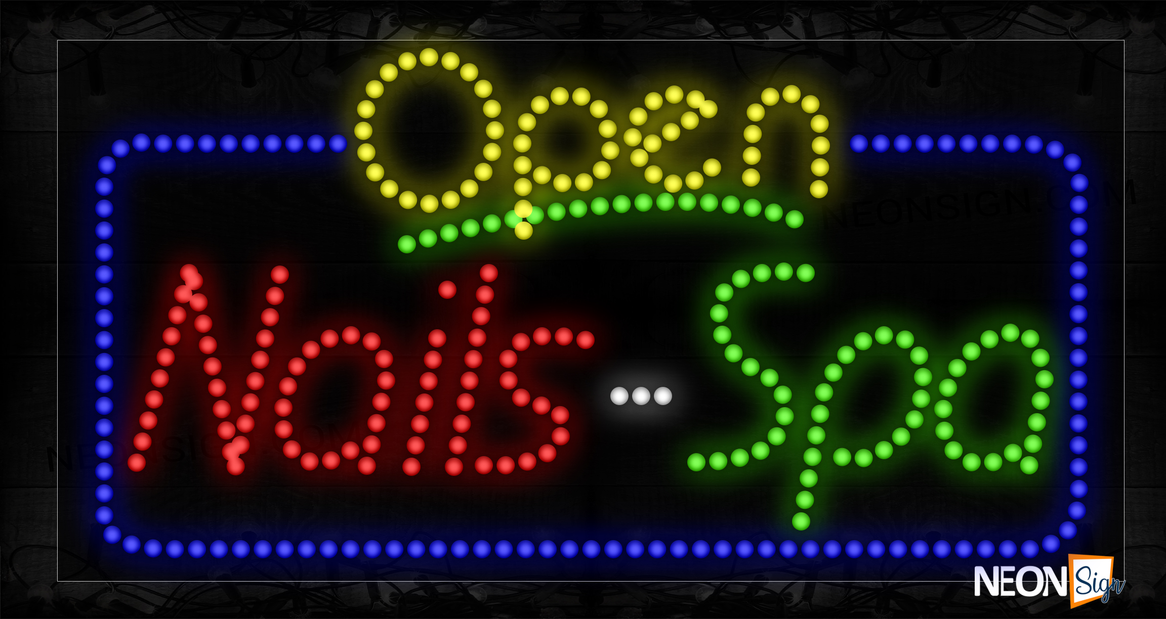 Image of Open Nail And Spa LED Bulb