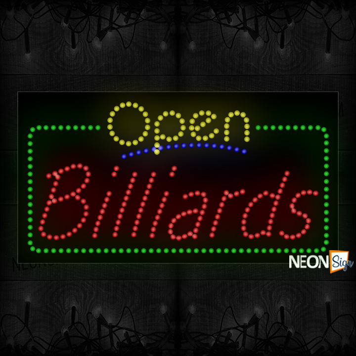Image of Open Billiards With Slants LED Bulb