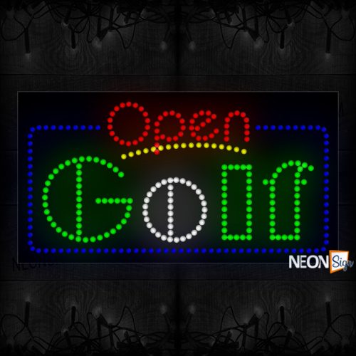 Image of Open Golf With Border LED Bulb