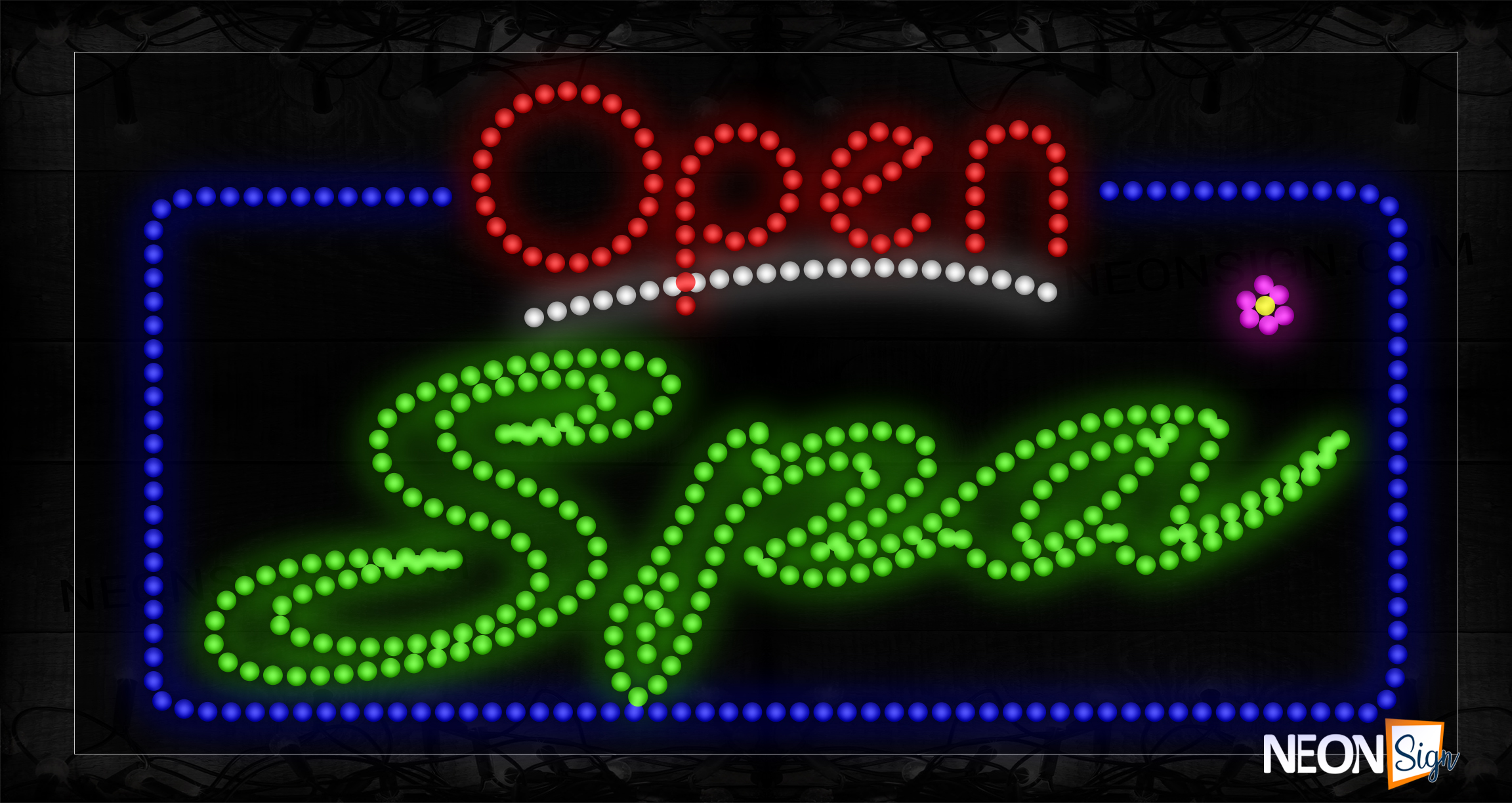 Image of Open Spa With Flowers LED Bulb